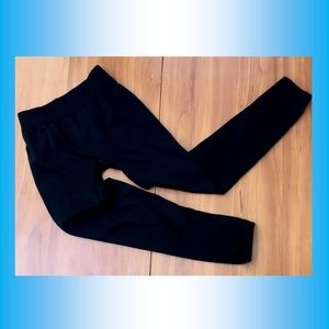 ⛸☃Black Heavy Fleece Lined Ice-Skating Leggings S